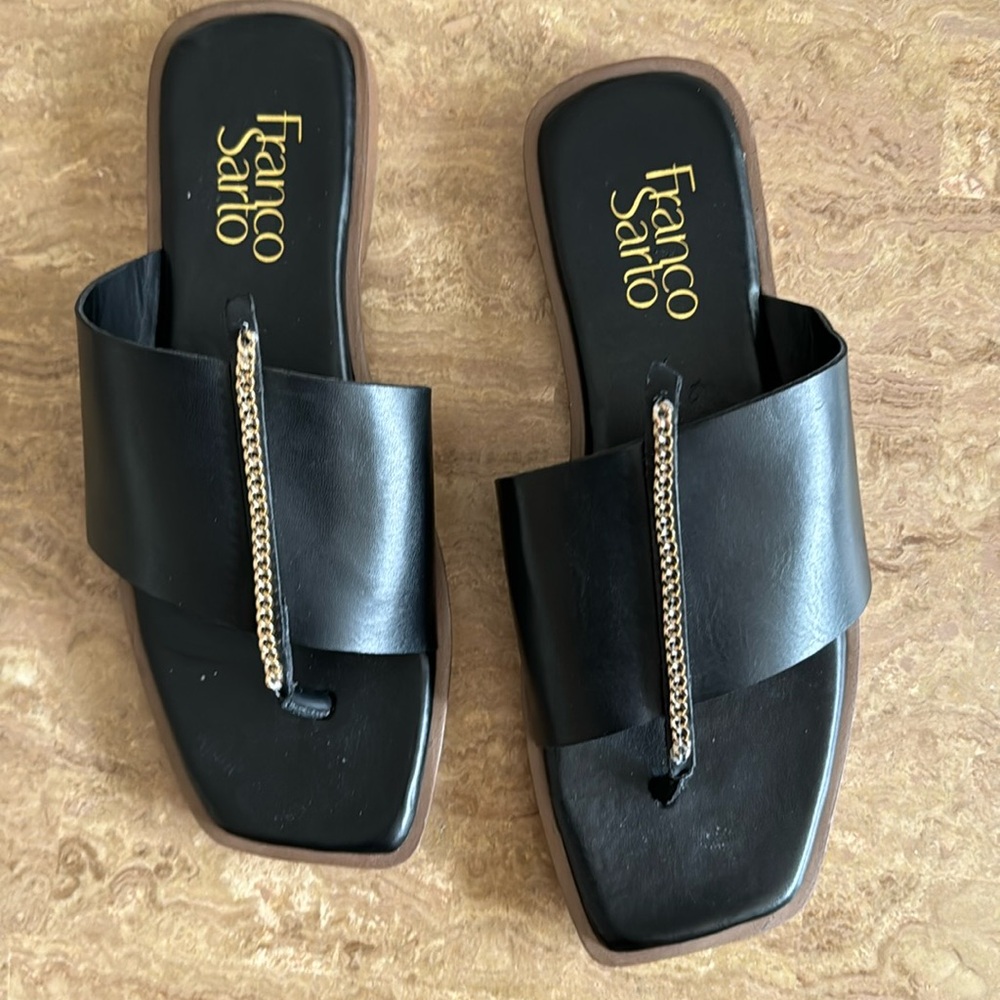 Franco Sarto Chain detailed sandals size 6m